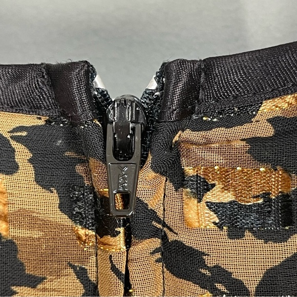 Vintage Jeffrey & Dara By Linda Hurley Evelyn Social Cheetah Animal Print Dress - Picture 11 of 11